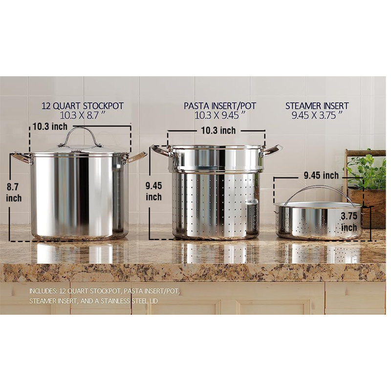 12 quart pasta pot sale